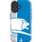 NFL Detroit Lions Retro Logo iPhone 16 Plus Impact Case